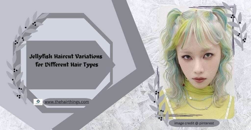 a girl with Jellyfish Haircut